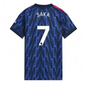 Arsenal Bukayo Saka #7 Replika Udebanetrøje Dame 2025-26 Kortærmet